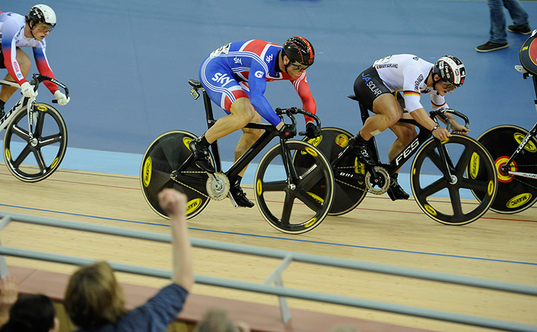 cycling saturday: Chris Hoy in the Men's Kierin heats at the Track cycling world cup