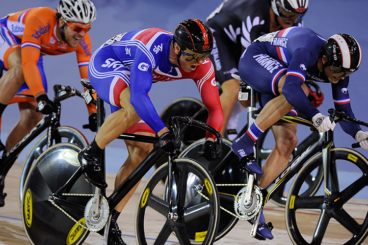 cycling saturday: Hoy in the Men's Kieren final