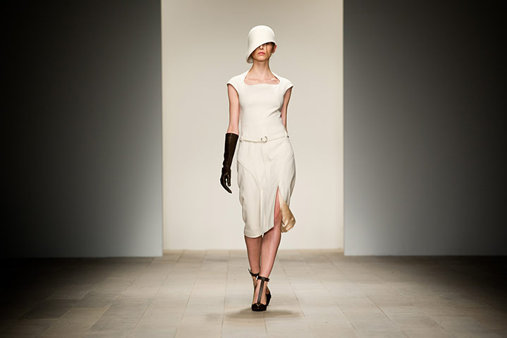 London Fashion Week: Marios Schwab show at London Fashion Week Autumn/Winter 2012