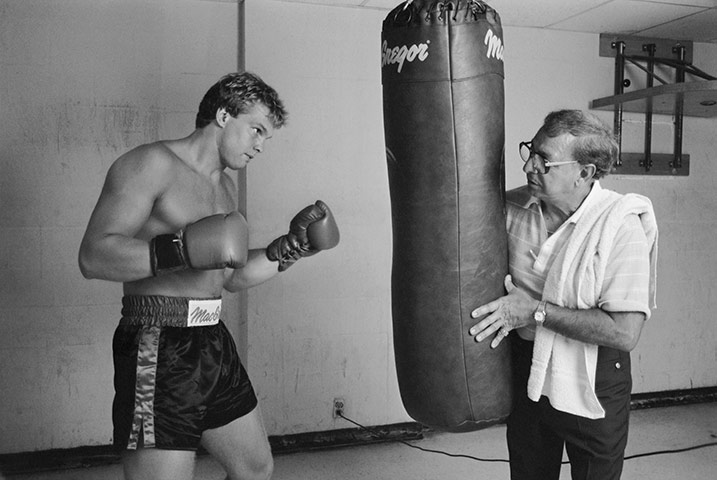 Angelo Dundee: Derek Williams trains with Angelo DUndee