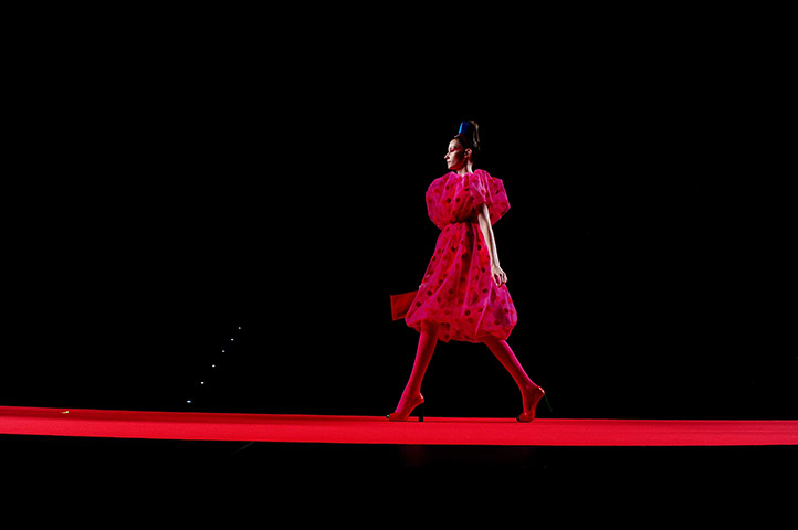 24 hours in pictures: Madrid, Spain: The Agatha Ruiz de la Prada fashion show 