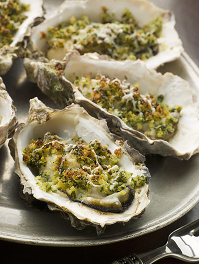 10 best foods: Oysters Rockefeller