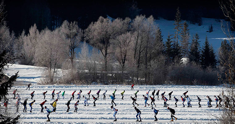 Sport pics of the week: Skaters compete in 200 km speed skating race in Techendorf