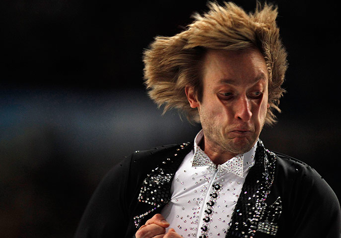 Sport pics of the week: Plushenko of Russia performs during the men's free skating programme