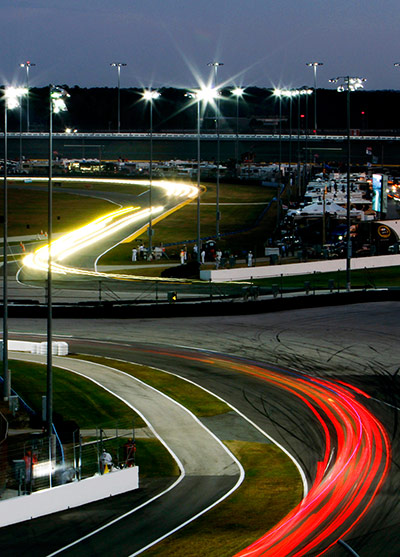 Sport pics of the week: The streak of headlights and tail lights at the Grand-Am Rolex 24-hour race