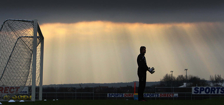 Sport pics of the week: The sun breaks through the clouds at a Newcastle United training session