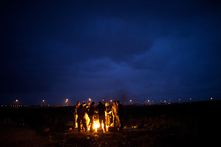 24 hours in pictures: Eyal Crossing, Israel