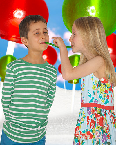 Candy store fashion: Elias and Edie in Boden