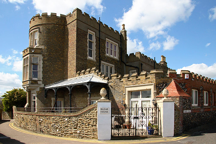 Dickens places: Charles Dickens, Bleak House, Broadstairs, Kent.