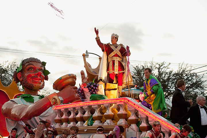 Mardi Gras: Will Ferrell reigns as King in the 2012 Krewe of Bacchus Parade