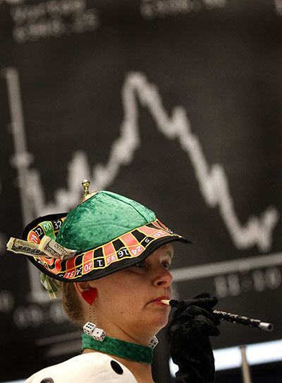 Frankfurt stock exchange: casino hat