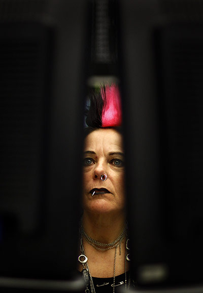 Frankfurt stock exchange: punk