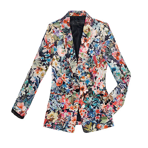 Prints: Zara blazer