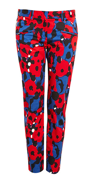 Prints: DKNY trousers
