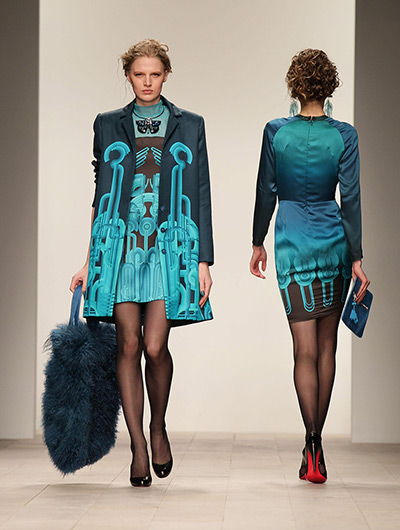 london fashion week day 5: Holly Fulton autumn/winter London Fashion Week at Somerset House 