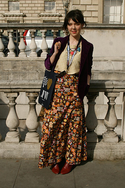 London fashion week : Lisa, 30, textile design assistant