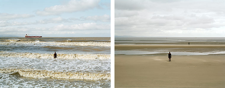 Sea change: tide pictures: Crosby, Liverpool