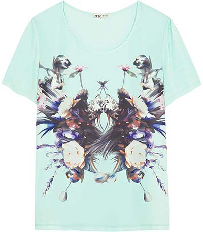 Prints charming: Prints charming digital floral Reiss top