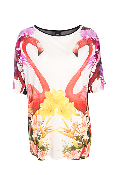 Prints charming: Prints charming Flamingo Asos top