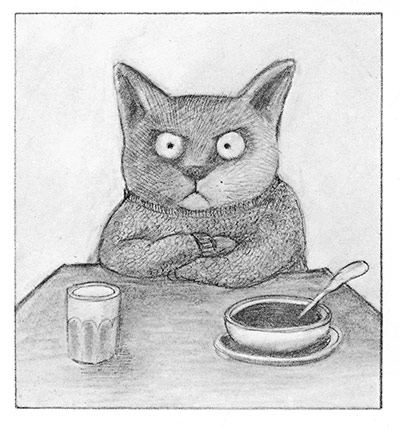 Tomi Ungerer: Illustration by Tomi Ungerer from No Kiss for Mother 