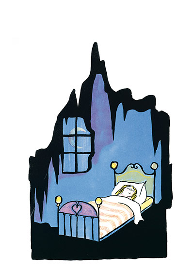 Tomi Ungerer: Illustration from Tomi Ungerer's The Three Robbers