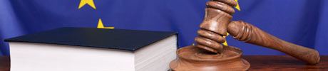 A gavel, block and book