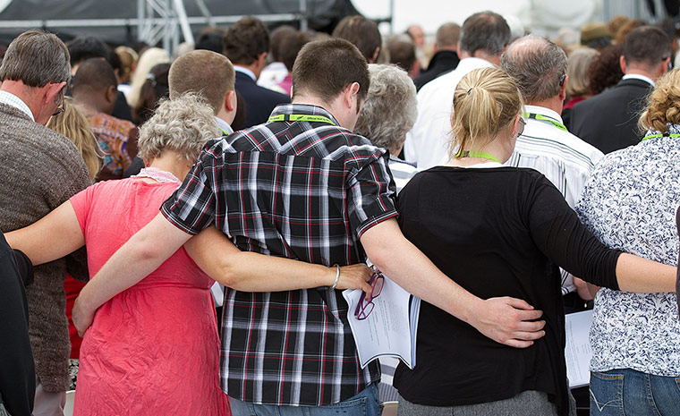 Christchurch memorial: Families support each other