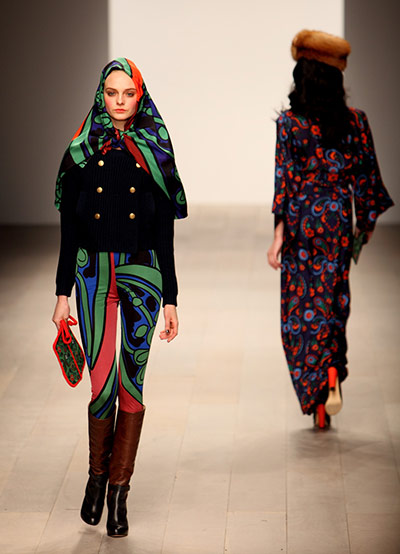 LFW 22 Gallery: Models in Issa print dresses