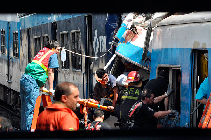 Buenos Aires Train Crash: Train crash in Buenos Aires