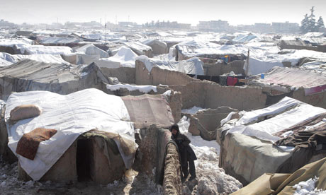 Afghan refugee camp