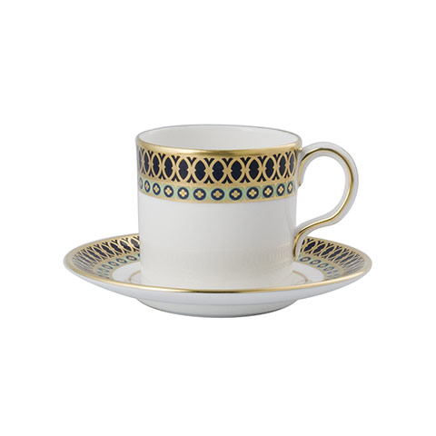 Great Gatsby homewares: Gatsby: Veronese coffee cup and saucer, £43, from Royal Crown Derby