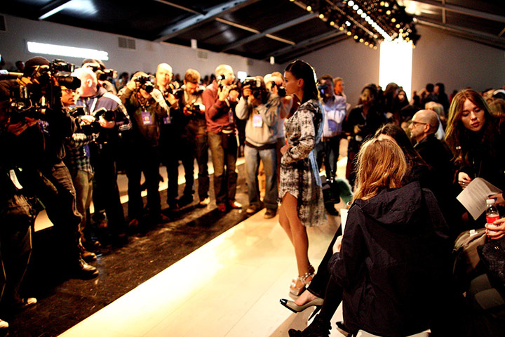 LFW 23 gallery: Photographers snap front row guests at John Rocha's AW12 show