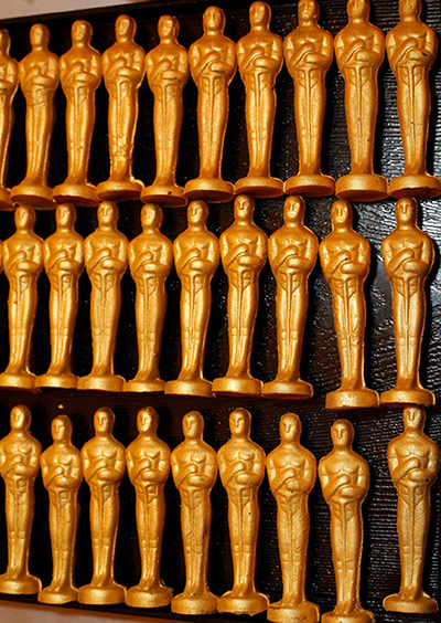 Oscars 2012 food: choc oscars