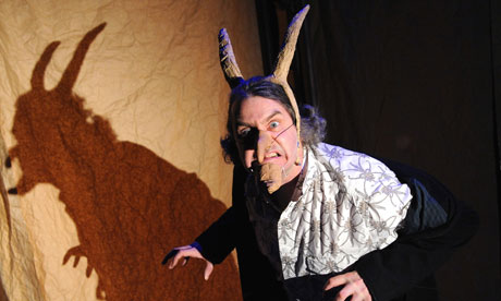 Phelim McDermott, appearing in Panic at the Barbican