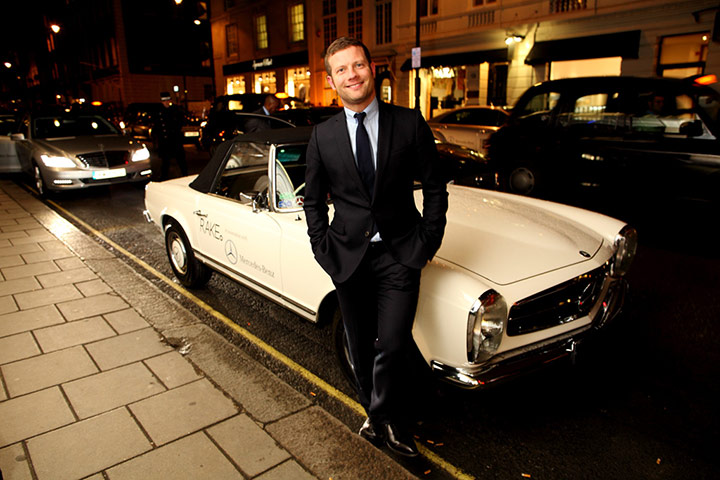 LFW Rake event: Dermot O Leary arrives at Rake AW12 event