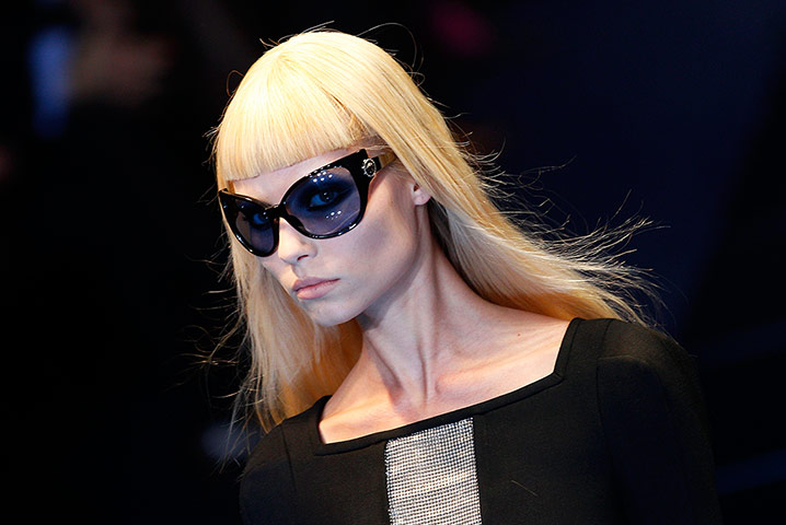 Versace Milan: A creation from Versace's 2012 Autumn/Winter collection in Milan