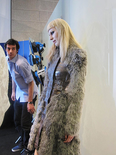 Versace Milan: Backstage at Versace, Milan