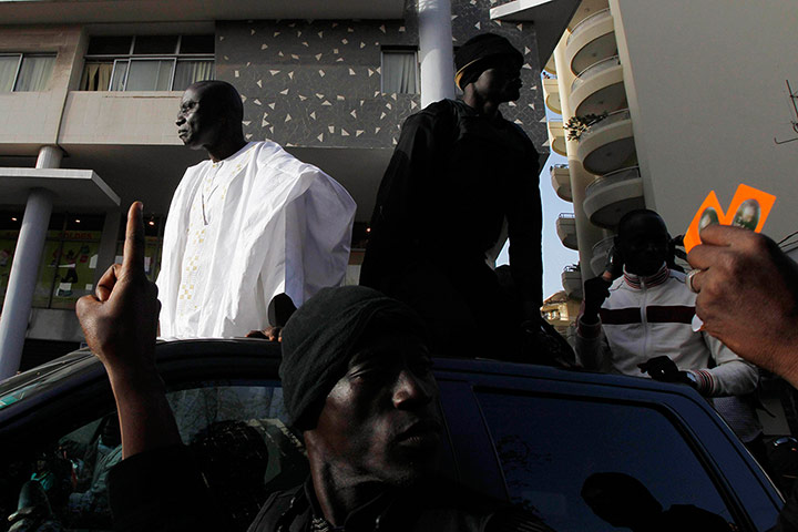 24 Hours: Presidential candidate Seck attends an election campaign rally in Dakar