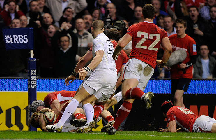 rugby union...: England v Wales