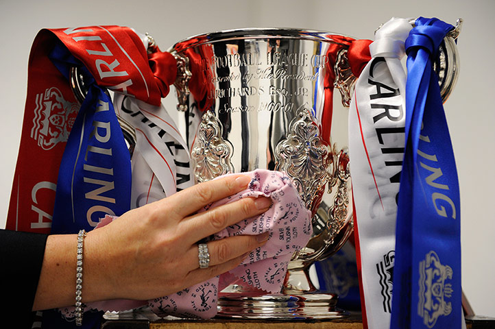 CARLING CUP FINAL: The Carling Cup trophy