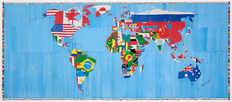 Alighiero Boetti: Alighiero Boetti Mappa 1994   