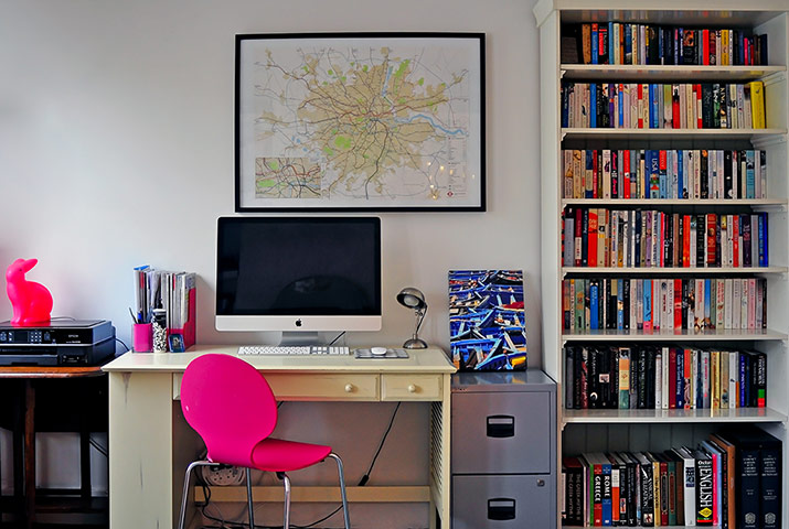 interiors editors homes: Charlotte Duckworth's study