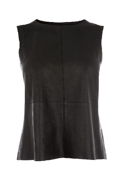 Milan Darkness: Milan Darkness leather Warehouse top