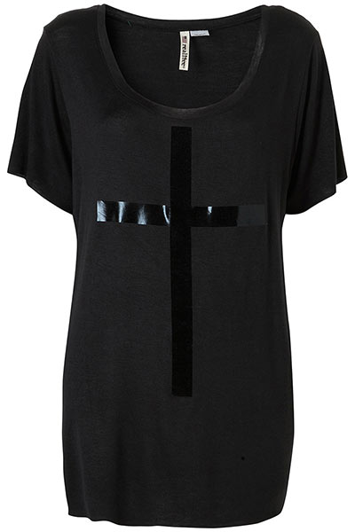 Milan Darkness: Milan Darkness cross Topshop top
