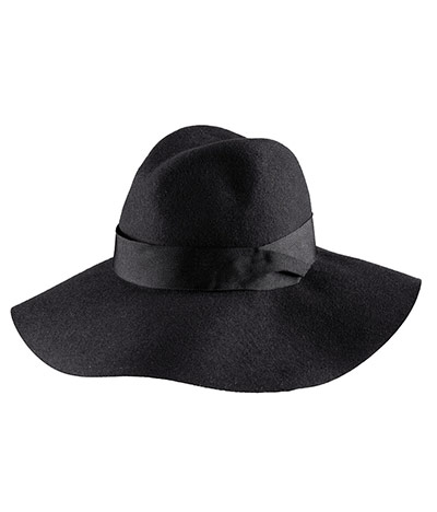 Milan Darkness: Milan Darkness Black H&M wide hat