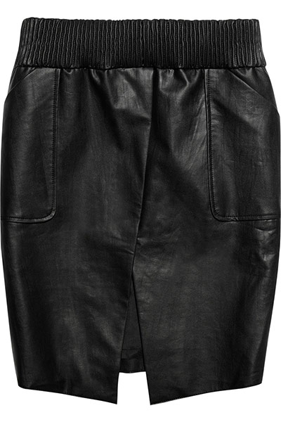 Milan Darkness: Milan Darkness Karl leather skirt