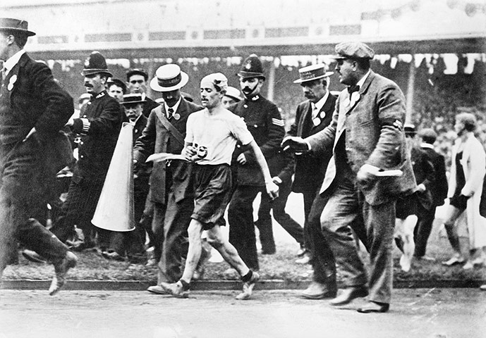 1908 Olympics: Pietri Dorando Olympic Marathon Runner