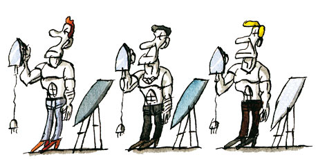 Tim Dowling column ironin 009 Tim Dowling: do alpha males iron their own shirts?