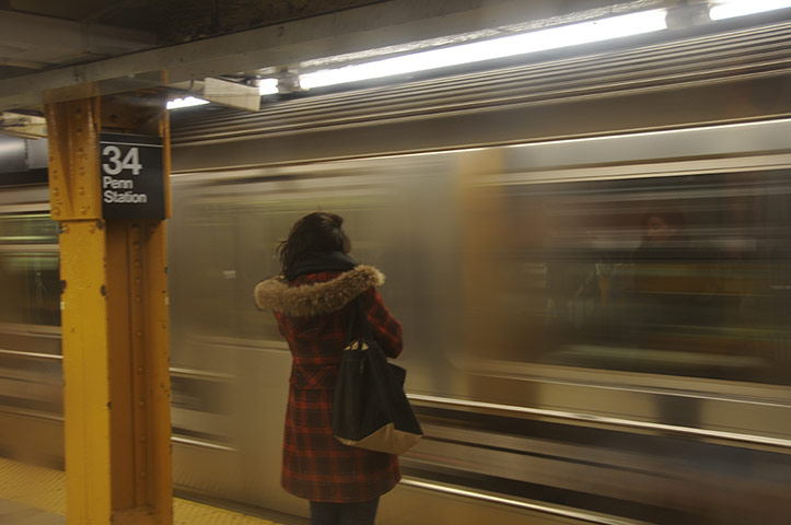 Readers' Pictures: Train in Penn station in New York