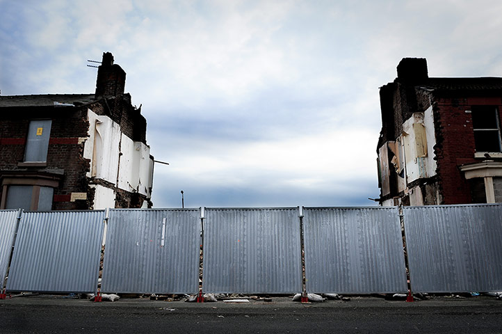 Ciara pathfinders gallery: Demolished homes in Liverpool